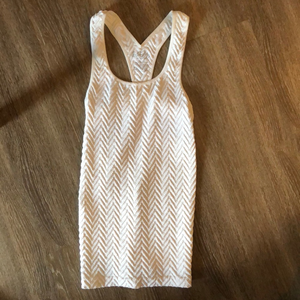 White tank top
